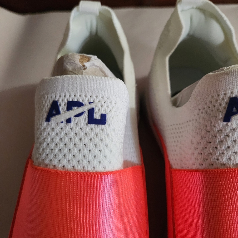 APL Athletic Propulsion Labs Salmon Red & White Sz 11 - Picture 7 of 8
